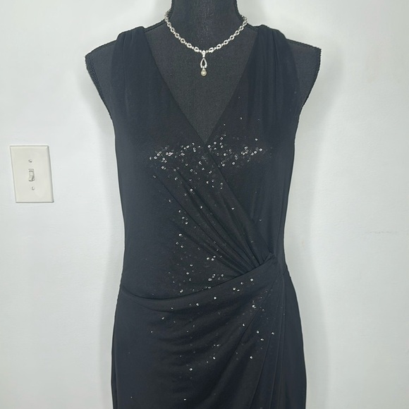 Ralph Lauren Dresses & Skirts - Black Ralph Lauren Evening Dress with Faux Side Slit